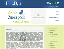 Tablet Screenshot of hypodent.sk